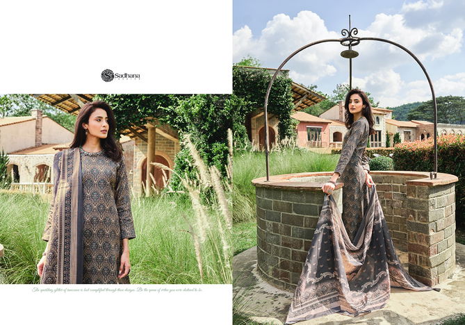 Sadhana Elan Ethnic Wear Wholesale Printed Salwar Suits Catalog